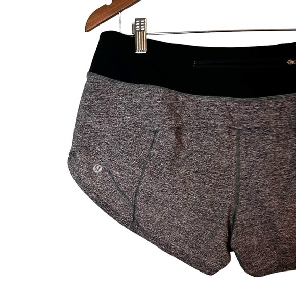 Lululemon Speed Up Short *2.5" Heather Lux Multi Black / Black - Picture 9 of 12